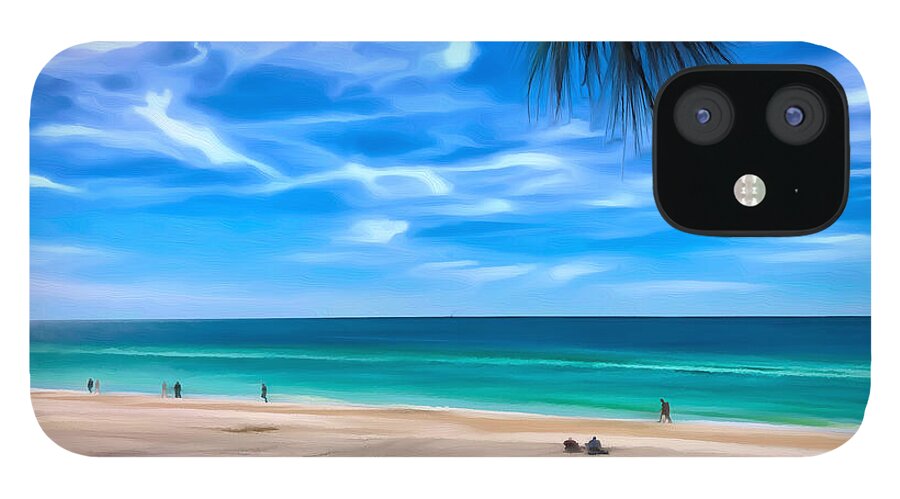 Impressionistic Beach Scene - Phone Case