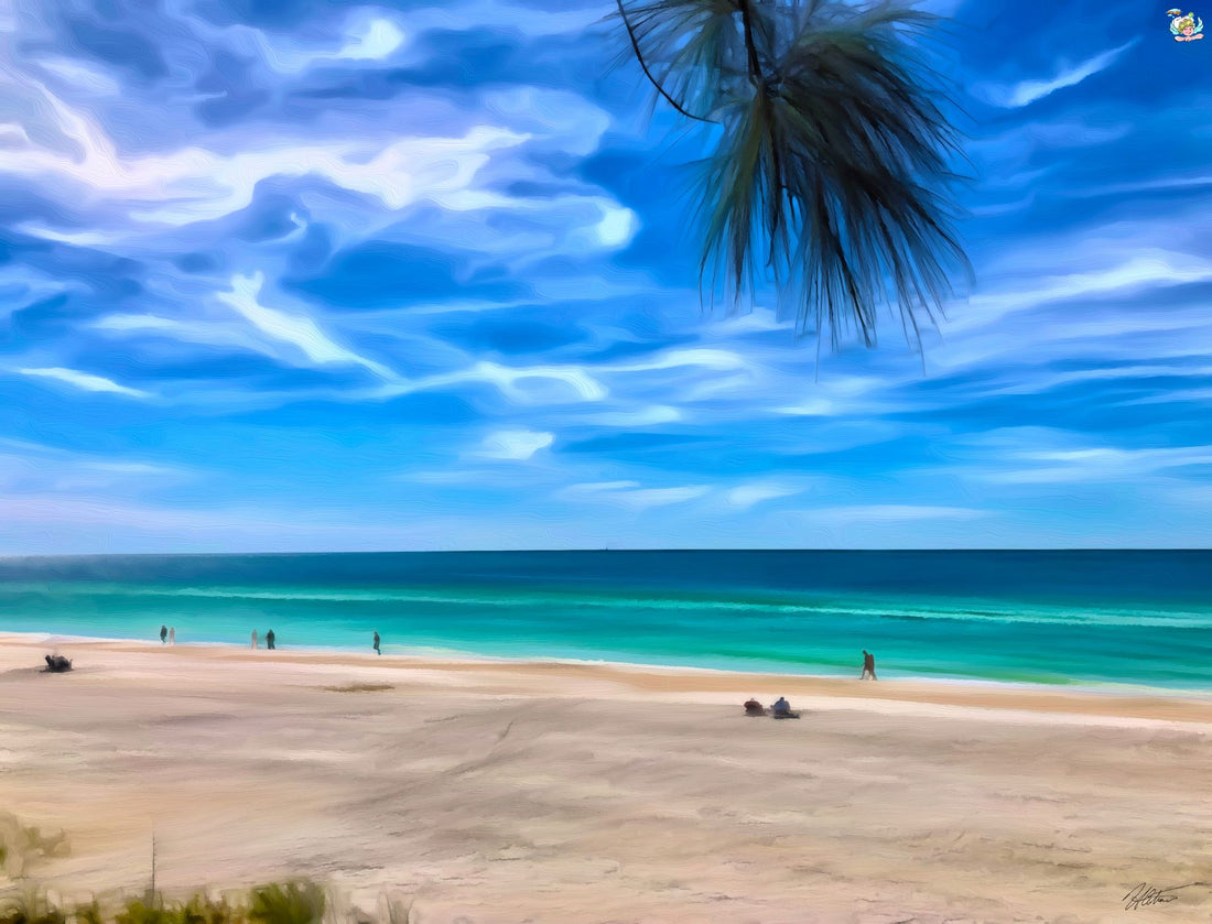 Impressionistic Beach Scene