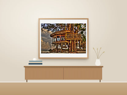 Beach Treehouse at Dawn | Anna Maria Island | Digital Download