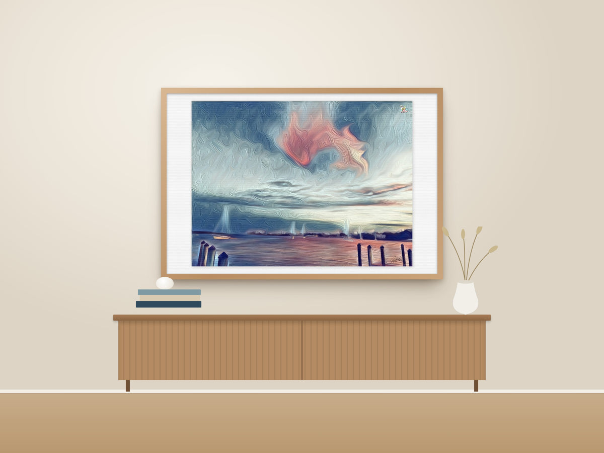 Swirling Dusk | A Coastal Dream | Digital Download