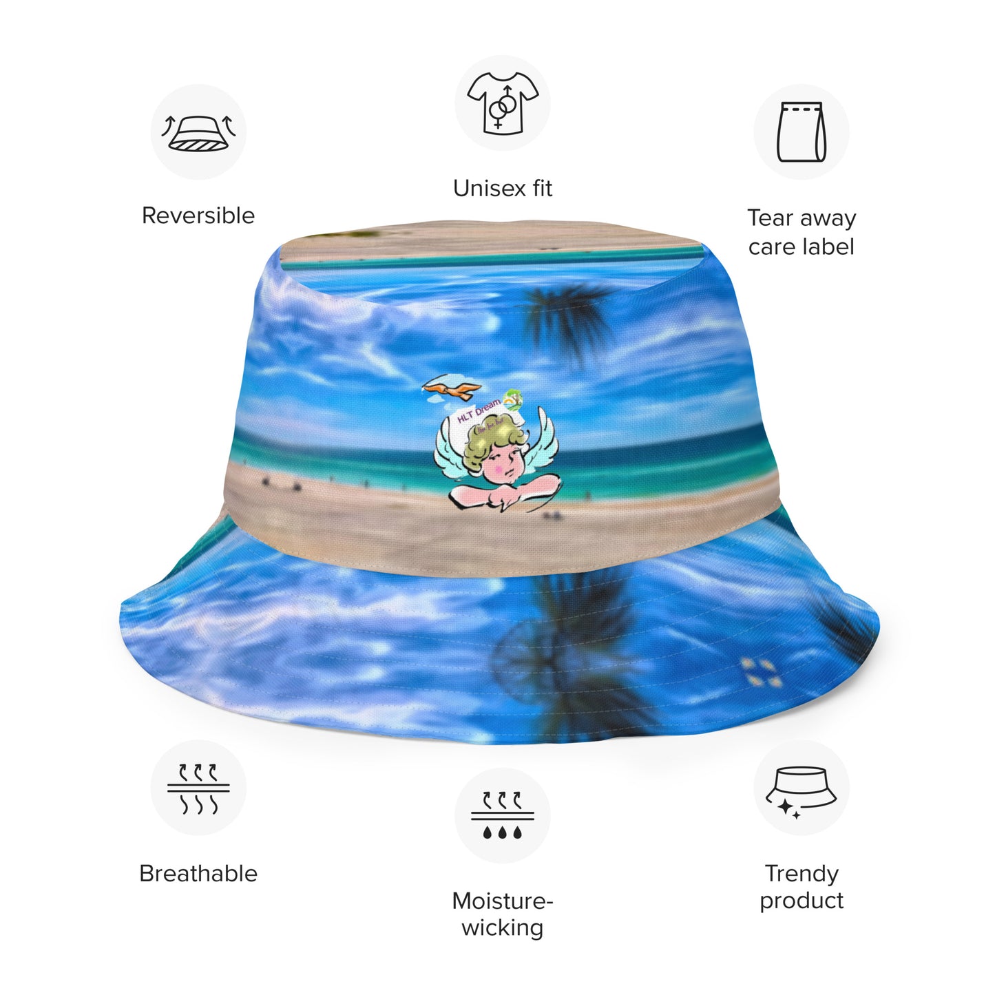 Reversible bucket hat