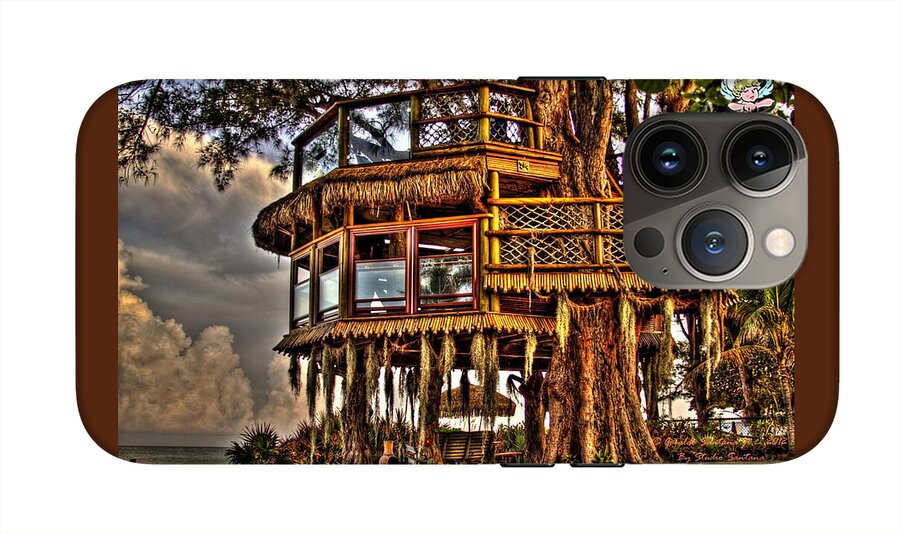 Beach Treehouse at Dawn - Phone Case