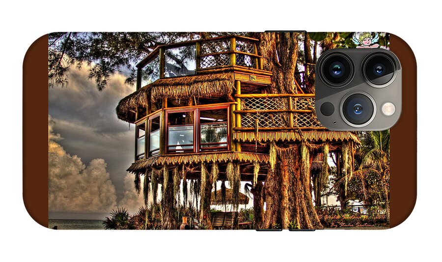 Beach Treehouse at Dawn - Phone Case