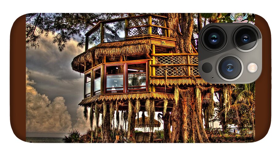 Beach Treehouse at Dawn - Phone Case