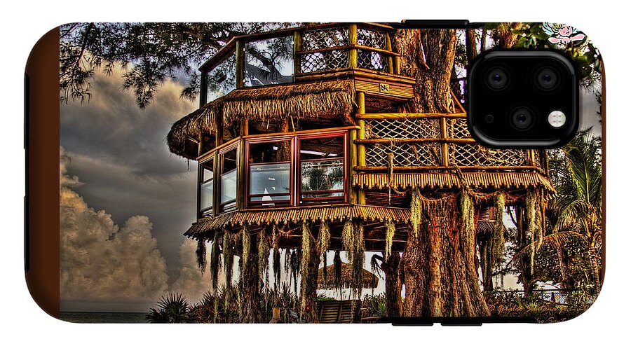 Beach Treehouse at Dawn - Phone Case