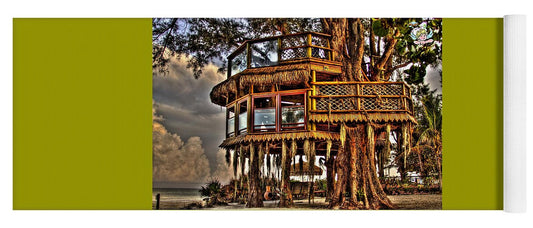 Beach Treehouse at Dawn - Yoga Mat