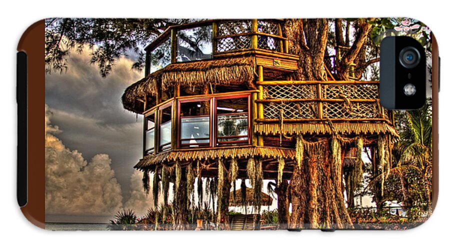 Beach Treehouse at Dawn - Phone Case