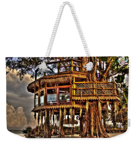 Beach Treehouse at Dawn - Weekender Tote Bag