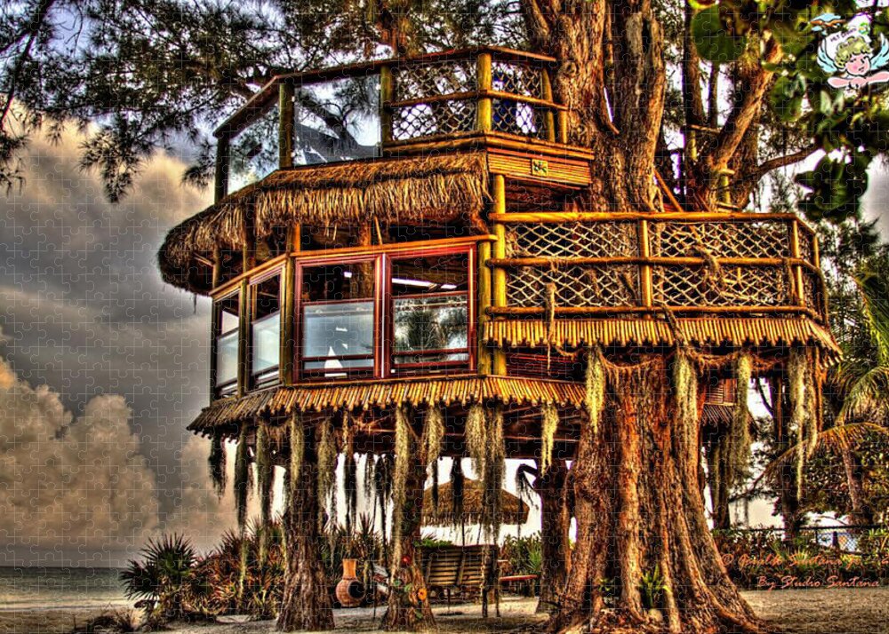 Beach Treehouse at Dawn - Puzzle