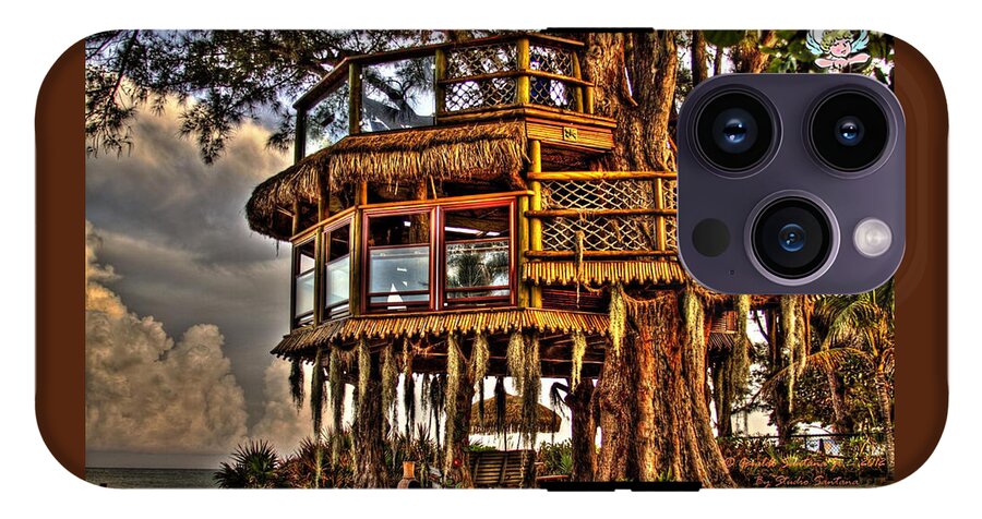 Beach Treehouse at Dawn - Phone Case