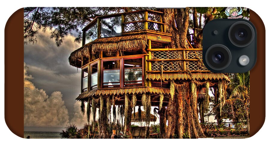 Beach Treehouse at Dawn - Phone Case