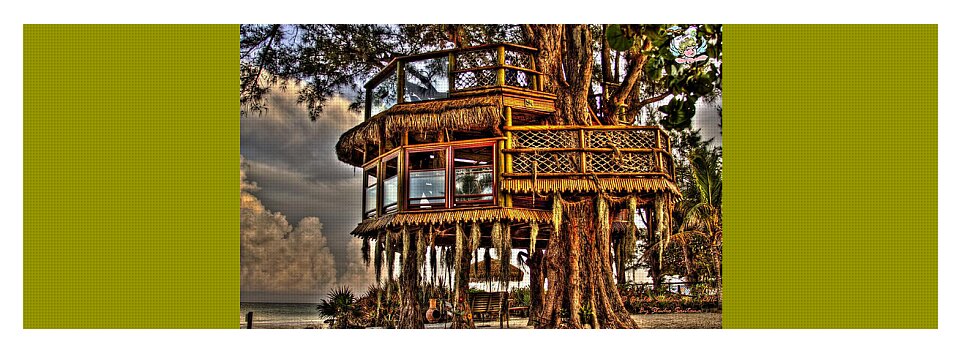 Beach Treehouse at Dawn - Yoga Mat