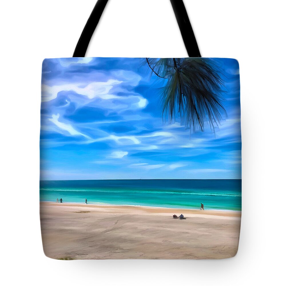 Impressionistic Beach Scene - Tote Bag