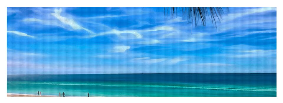Impressionistic Beach Scene - Yoga Mat
