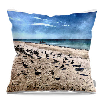 Seashore Symphony - Throw Pillow