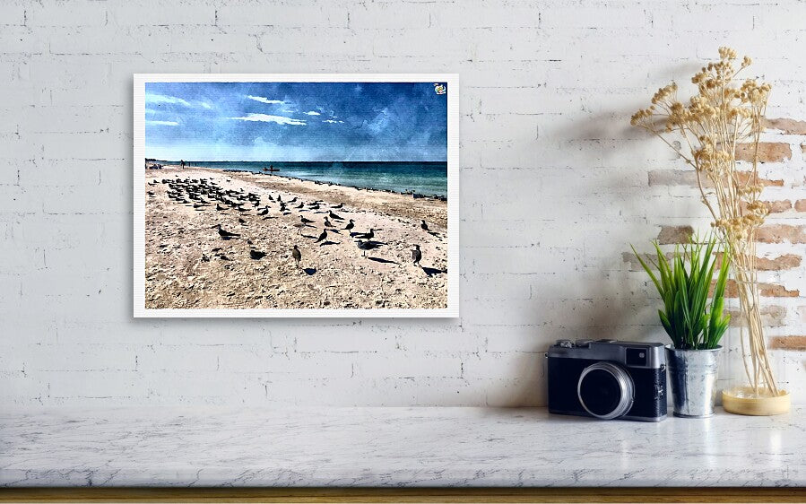 Seashore Symphony - Metal Print