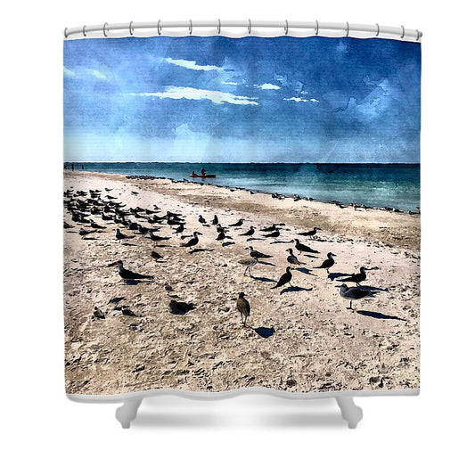 Seashore Symphony - Shower Curtain