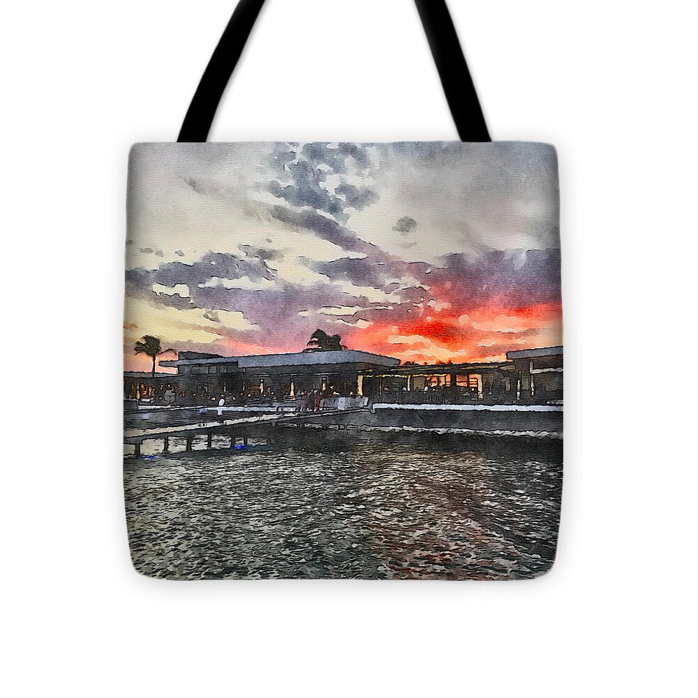 Shoreline Sunset - Tote Bag