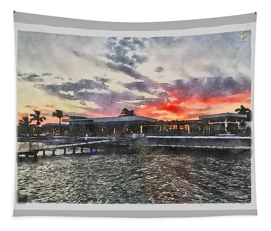 Shoreline Sunset - Tapestry