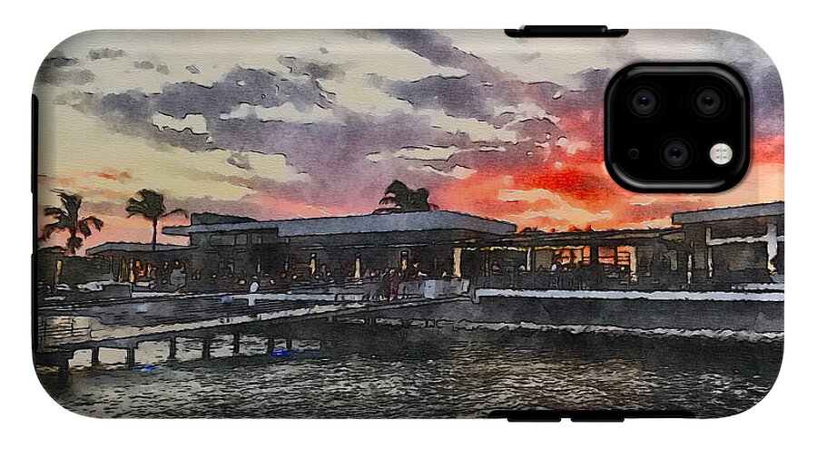 Shoreline Sunset - Phone Case