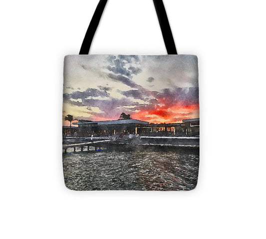 Shoreline Sunset - Tote Bag
