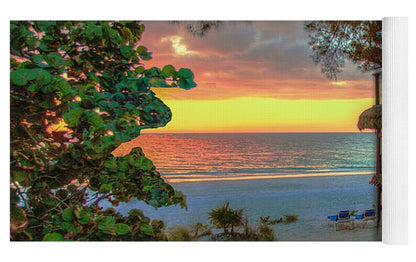 Sunset at Beach Treehouse - Yoga Mat