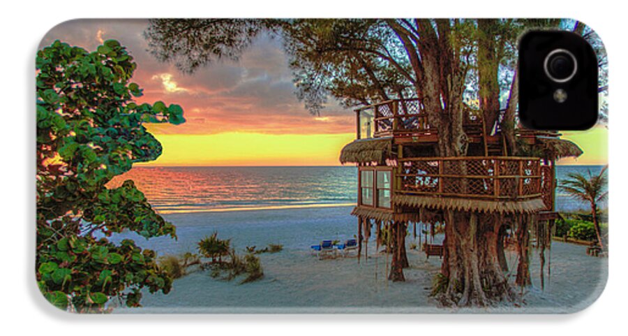 Sunset at Beach Treehouse - Phone Case