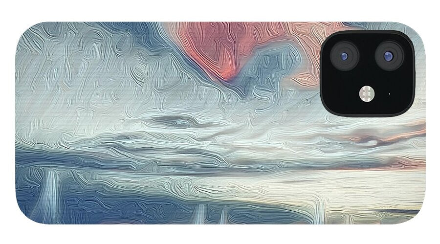 Swirling Dusk A Coastal Dream - Phone Case