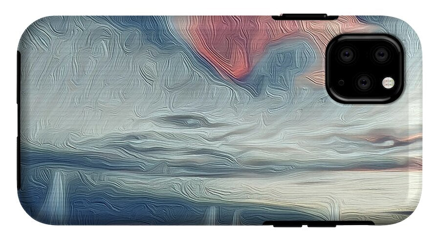 Swirling Dusk A Coastal Dream - Phone Case