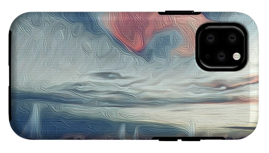 Swirling Dusk A Coastal Dream - Phone Case