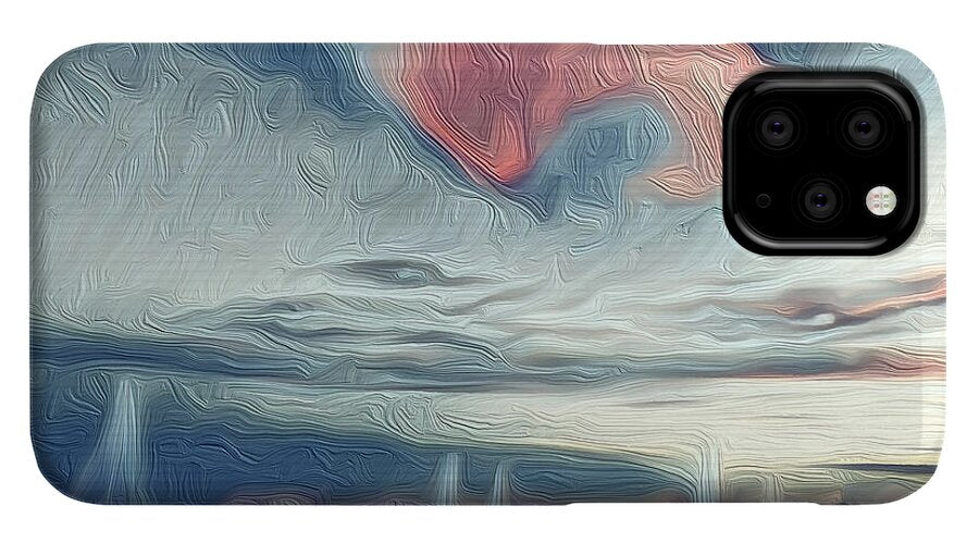 Swirling Dusk A Coastal Dream - Phone Case