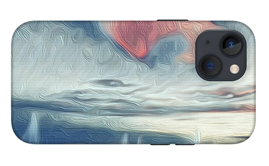 Swirling Dusk A Coastal Dream - Phone Case