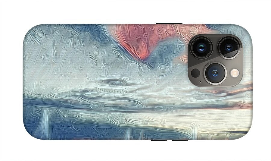 Swirling Dusk A Coastal Dream - Phone Case