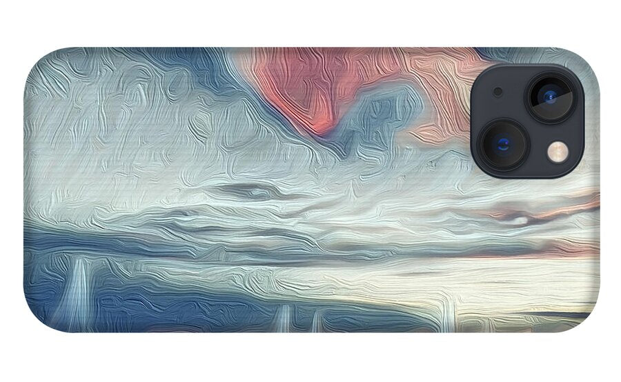 Swirling Dusk A Coastal Dream - Phone Case