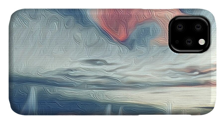 Swirling Dusk A Coastal Dream - Phone Case