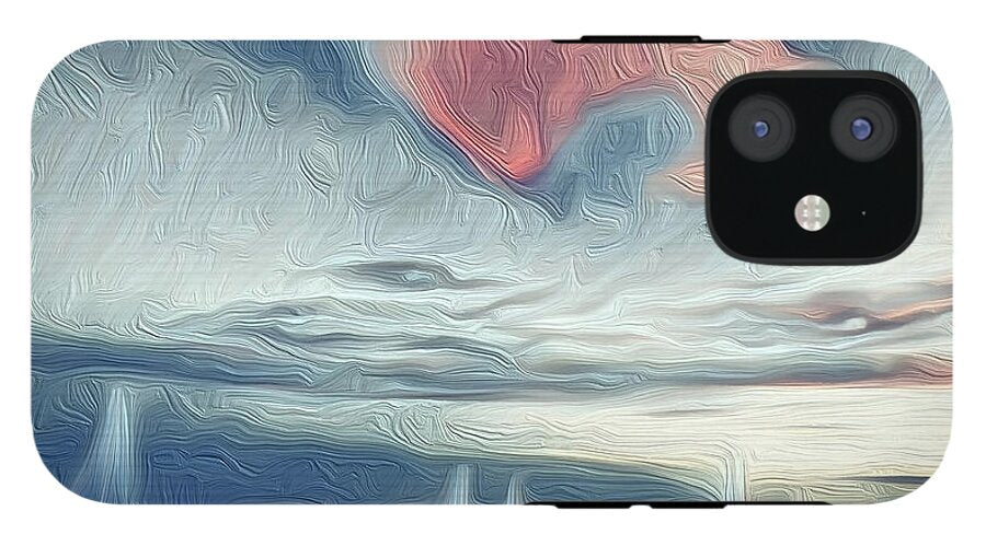 Swirling Dusk A Coastal Dream - Phone Case