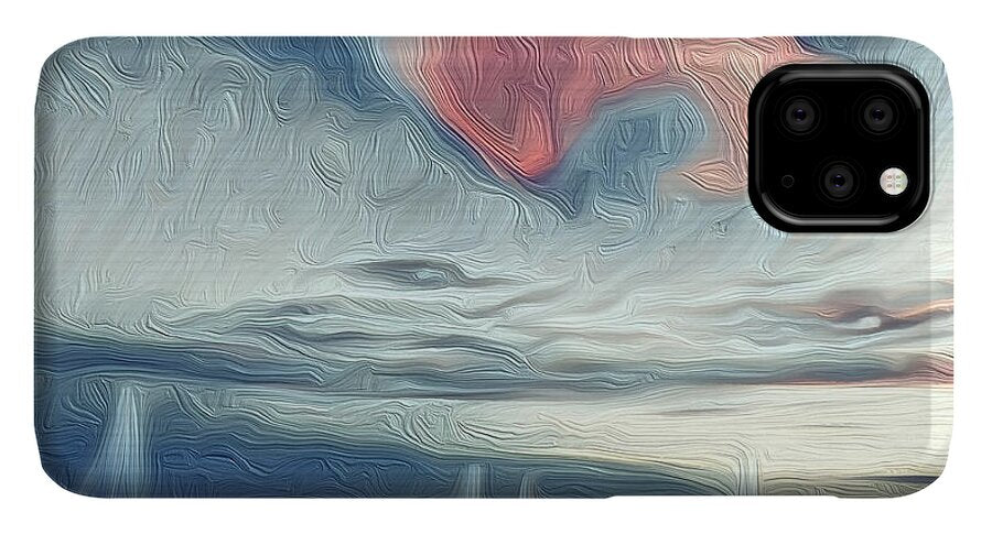 Swirling Dusk A Coastal Dream - Phone Case