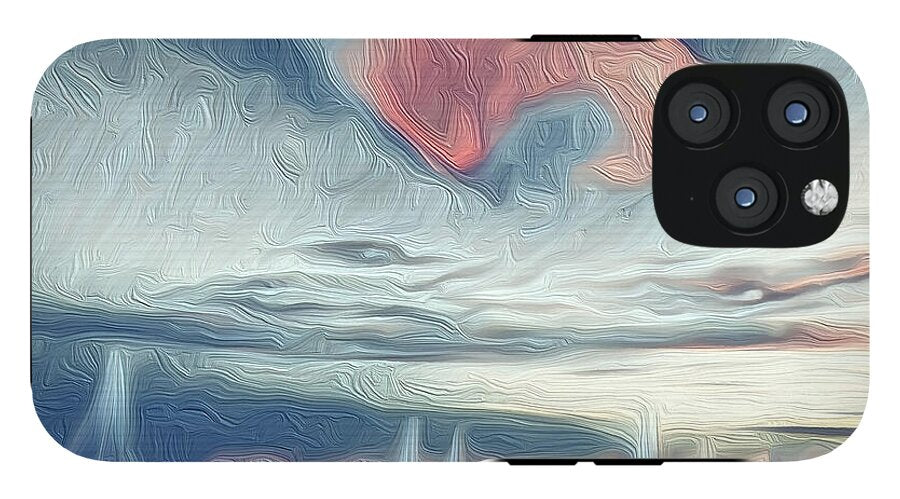 Swirling Dusk A Coastal Dream - Phone Case